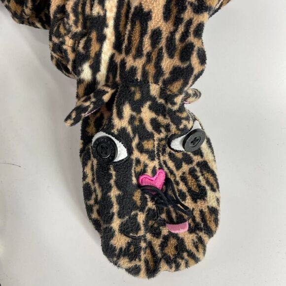 Nick and Nora Leopard Print Footie Pajama sleepwear outfit one piece women’s s - Picture 5 of 7